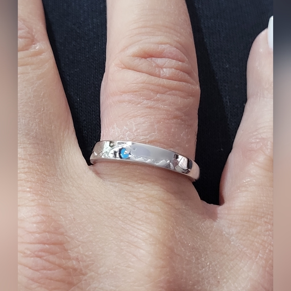 Sand & Surf Sterling Silver Ring, S925 - Picture 8 of 10